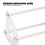 Support de pinces dentaires en acier inoxydable 12