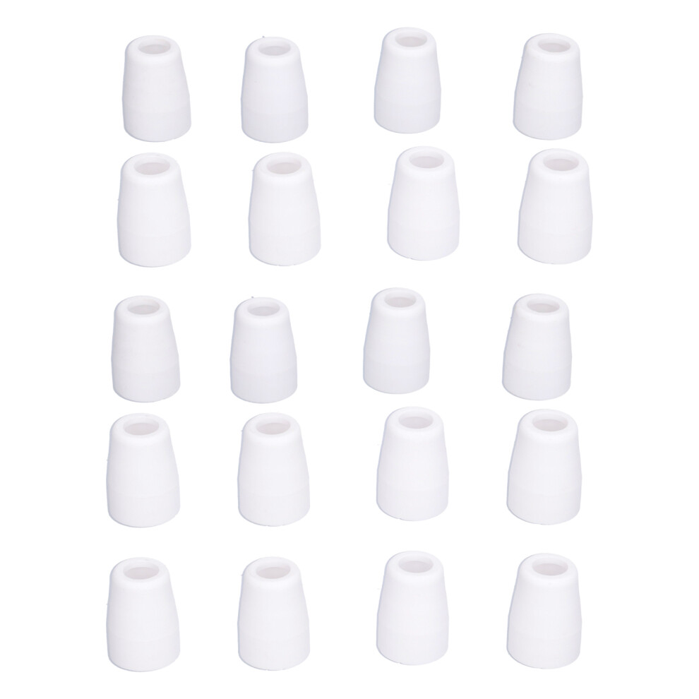 20Pcs Plasma Cutter Ceramic Cup Air Cutting Torch Shield Consumables Accessories For Tcâ60 8741322276293