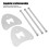 Support de pinces dentaires en acier inoxydable 8