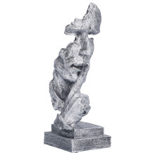 BL548 Argento 26,5x10x9cm 515g Statua Mantieni il silenzio