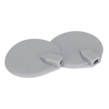 2 pièces d'électrodes rondes en silicone de 65 mm pour TENS