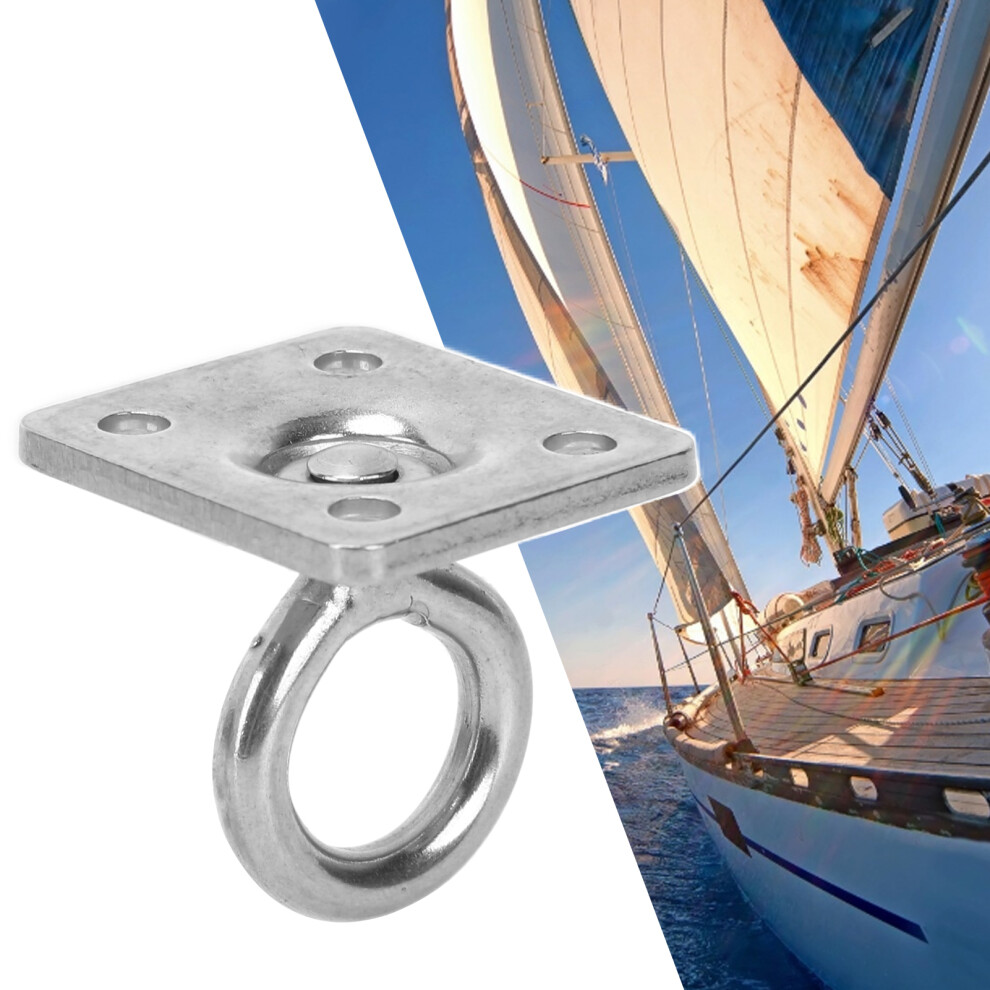 Stainless Steel Ceiling Hooks Corrosion Resistant Pad Eye Plate U Hooks For Seawater Environment Operation5mm 5091322278500
