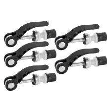 5 pièces de colliers de tige de selle à dégagement rapide en alliage noir