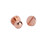 Rivetti in ottone 20 set oro rosa 7x6 mm per bagagli 13