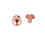 Rivetti in ottone 20 set oro rosa 7x6 mm per bagagli 4