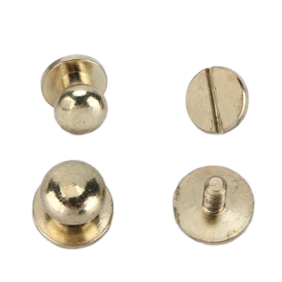 20Set Brass Rivets Abrasion Resistance Imitation Gold Luggage Hardware Accessories For Craft Enthusiasts10x8mm 3041322278767
