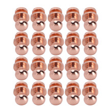 20 ensembles de rivets en laiton couleur or rose Lst10x8mm quincaillerie