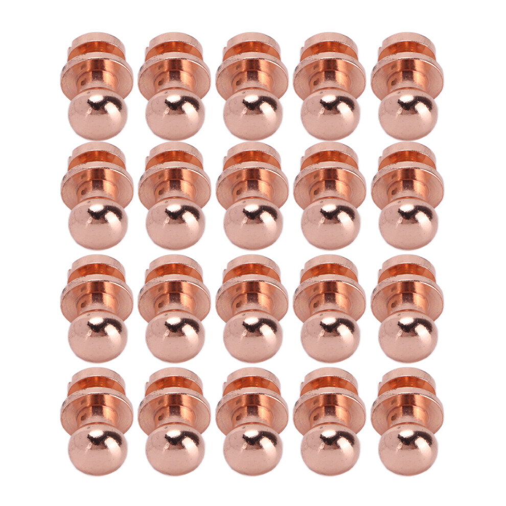 20Set Brass Rivets Anti Oxidation Rose Gold Luggage Hardware Accessories For Purse Handbags Shoeslst10x8mm 8111322278731