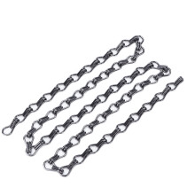 2 pièces 1 m chaîne suspendue en aluminium gris résistante à la rouille