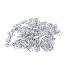 2 pièces chaîne suspendue 1 m aluminium argent
