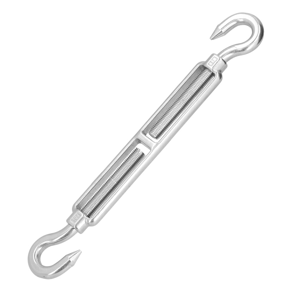 Wire Rope Tensioner 304 Stainless Steel M16 Adjustable Turnbuckle Bolt Hook Rigging Accessoriescc Type 8421322279059