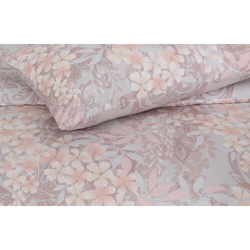 (Orchids-2, Single) 4PCs Complete Bedding Set Duvet Cover Fitted Sheet 2