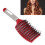 Spazzola a paddle rossa per capelli curvata e ventilata 25,5x7,5 cm 13