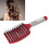 Spazzola a paddle rossa per capelli curvata e ventilata 25,5x7,5 cm 15