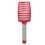 Spazzola a paddle rossa per capelli curvata e ventilata 25,5x7,5 cm 9