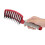 Spazzola a paddle rossa per capelli curvata e ventilata 25,5x7,5 cm 4