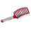 Spazzola a paddle rossa per capelli curvata e ventilata 25,5x7,5 cm 6