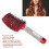Spazzola a paddle rossa per capelli curvata e ventilata 25,5x7,5 cm 3