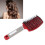 Spazzola a paddle rossa per capelli curvata e ventilata 25,5x7,5 cm 14