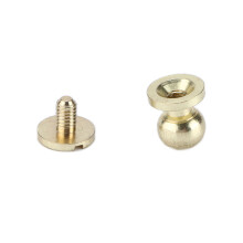 Rivetti in ottone set da 20 pezzi 7x6 mm oro imitazione per bagaglio