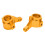 2 pièces de blocs de direction pour CC01 1/10 RC orange 8