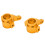 2 pièces de blocs de direction pour CC01 1/10 RC orange 16