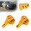 2 pièces de blocs de direction pour CC01 1/10 RC orange 14