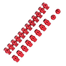 Set di 22 pezzi di sfere pivot in alluminio AR102711 1/10 4x4 Rosso
