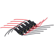 5 pièces 2 broches Nylon-Laiton Étanche Connecteur Automobile 8 cm