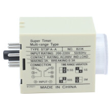 Relè temporizzato ST3PA-A 3A AC220V 0.5S-3Min timer