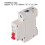 DZ47-63 1P MCB 4500A/6000A 18x76x66mm Couleur: PC 9