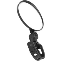 Miroir convex grand-angle pour vélo noir Ø15-35mm