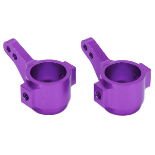 2 blocs de direction en alliage pour CC01 1/10 violet 1