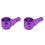 2 blocs de direction en alliage pour CC01 1/10 violet 15