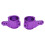 2 blocs de direction en alliage pour CC01 1/10 violet 9