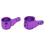 2 blocs de direction en alliage pour CC01 1/10 violet 3