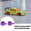 2 blocs de direction en alliage pour CC01 1/10 violet 8