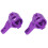 2 blocs de direction en alliage pour CC01 1/10 violet 1