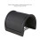 Paravento per microfono a forma di U 8.8x8.8x7.2 cm nero 2