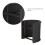 Paravento per microfono a forma di U 8.8x8.8x7.2 cm nero 6