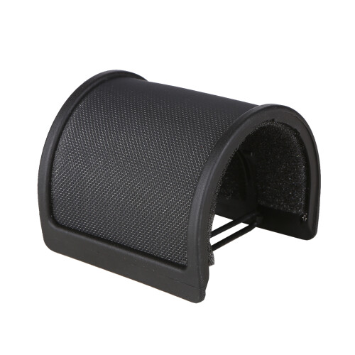 Paravento per microfono a forma di U 8.8x8.8x7.2 cm nero 2