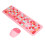 2.4G Tastiera wireless retrò rosa e mouse con 110 tasti 16