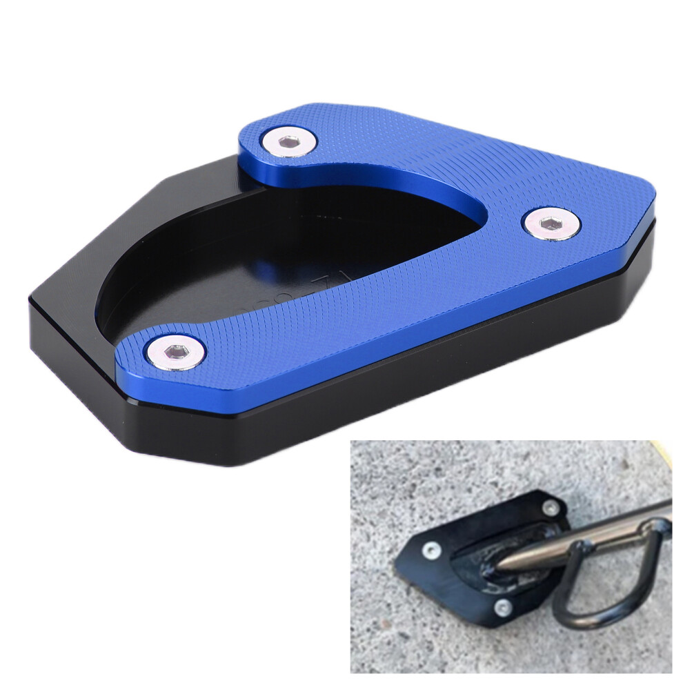 Motorcycle Kickstand Extension Stand Support Plate Aluminium Alloy Replacement For Suzuki V Strom 650Xt Dl650 2004Â2020Blue 6911322281708