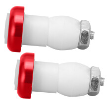 2x luci da bici rosse LR1130 65 mAh manubrio da 16-23 mm