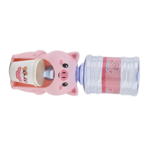 Mini distributeur d'eau en forme de cochon rose 5.3-6.3oz 2