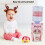Mini distributeur d'eau en forme de cochon rose 5.3-6.3oz 6