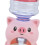 Mini distributeur d'eau en forme de cochon rose 5.3-6.3oz 4