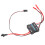 ESC impermeabile nero spazzolato da 40A per RC 1/16 e 1/18 2