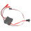 ESC impermeabile nero spazzolato da 40A per RC 1/16 e 1/18 11