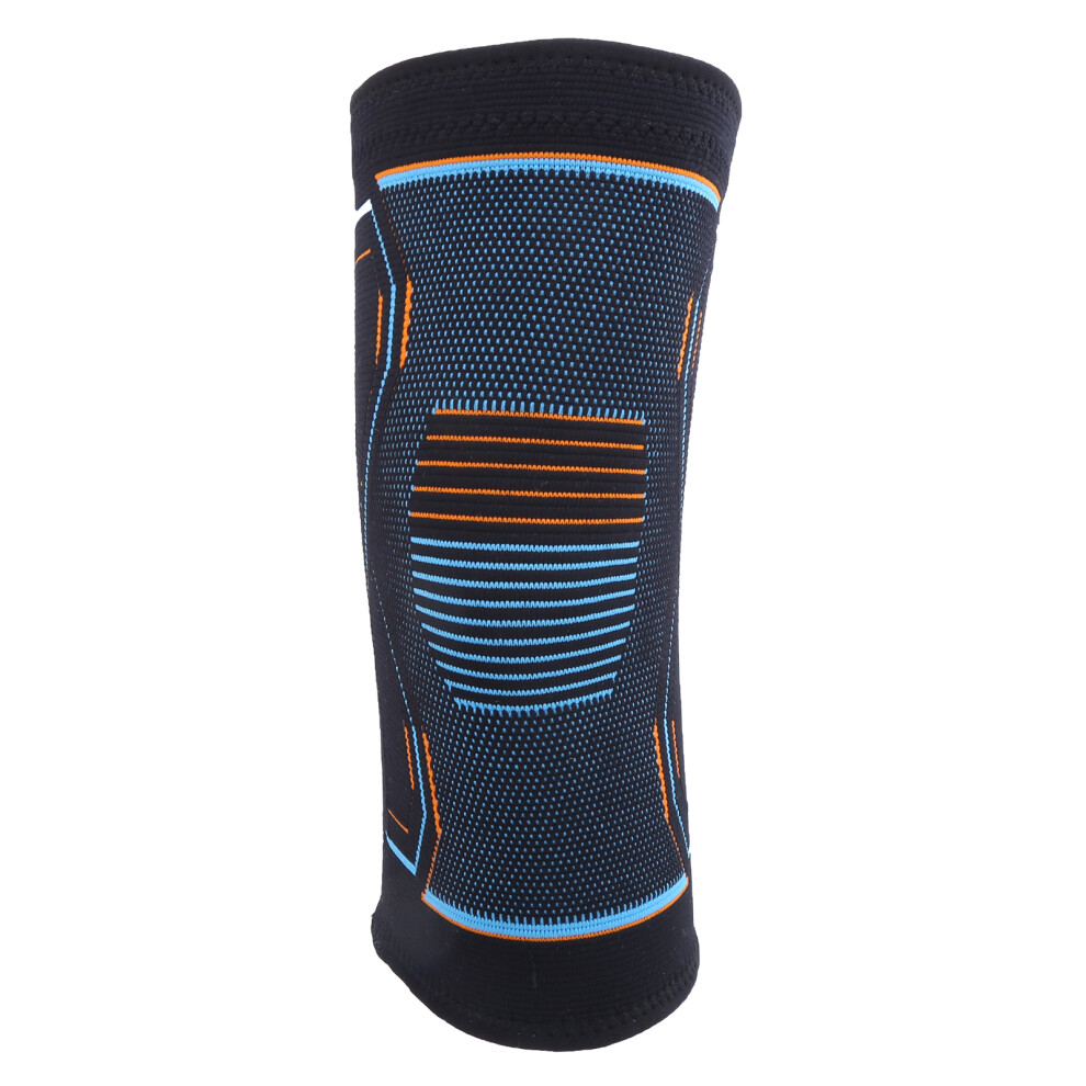 Knee Brace Professional Nylon Knee Compression Sleeve Support for Running Fitness Ball SportsL